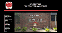Desktop Screenshot of bensenvillefpd.org