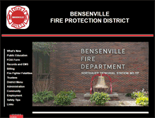 Tablet Screenshot of bensenvillefpd.org